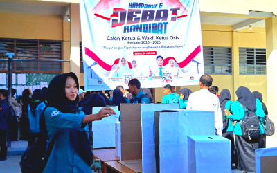Dua Pasang Calon Bersaing di Pilketos UPTD SMKN 2 Majene